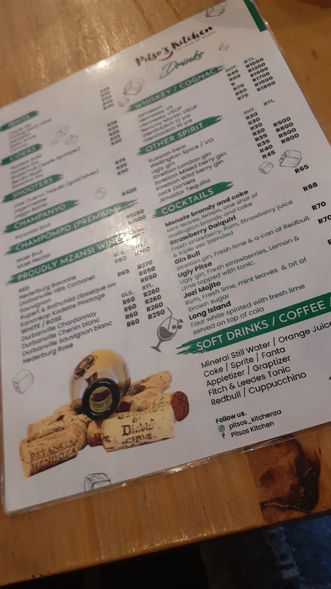 Menu Pitso's Kitchen Waterfront-5