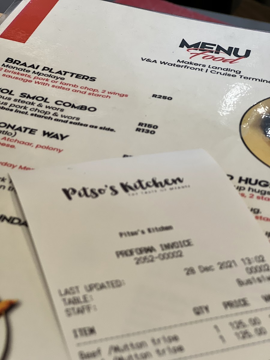 Menu Pitso's Kitchen Waterfront-8